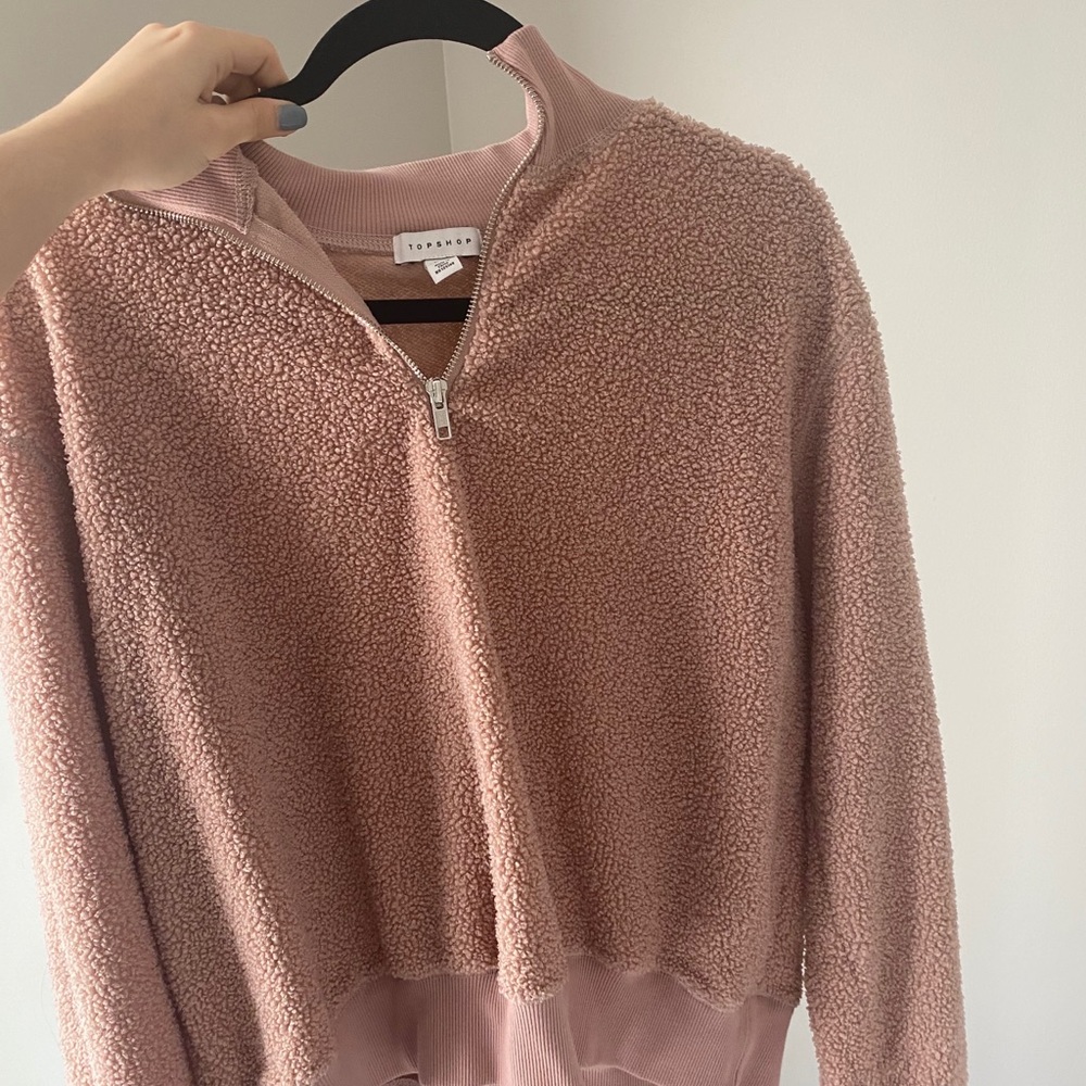 TopShop quarter zip